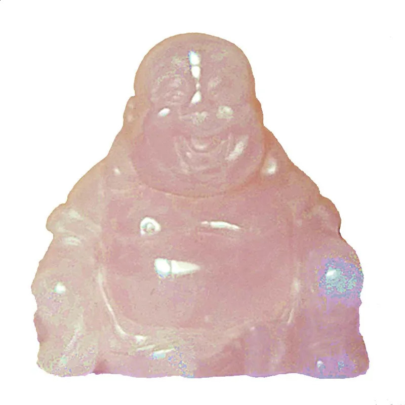 Natural stone crystals figurine feng shui home decor Happy Buddha buda statue home decoration accessories miniature figurines 240827