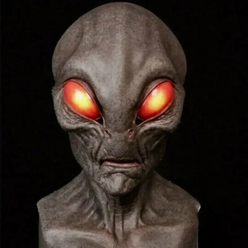 Alien Funny Mask Halloween Alien Mask Latex Headgear Horror Faceless Man Mask Alien Party Decoration Funny Cosplay Prop Mask 240904