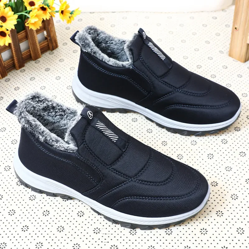 2025 new Women Men Cotton Lovers New Plush Warm Comfortable Anti Slip Snow Boots Outdoor Sports Leisure Shoes Lightweight 3315 zhanyishengli