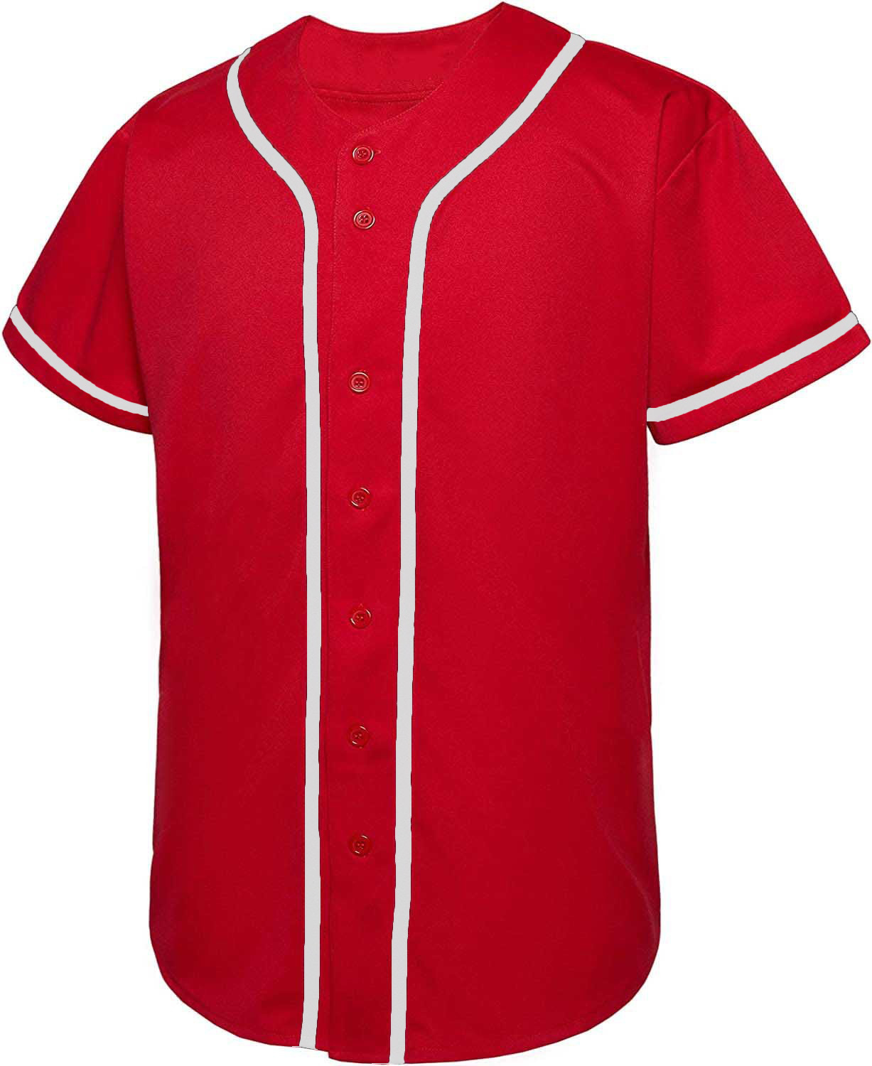 Men's cardigan baseball shirt Baseball T-shirt Men's shirts are breathable and loose