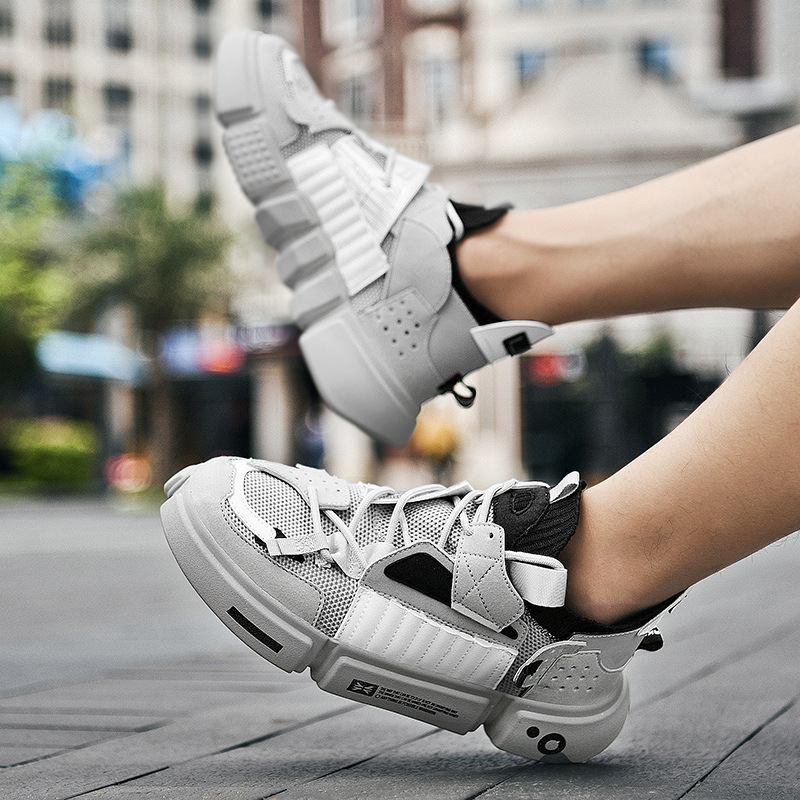 SportS hot Thick Bottom Sneakers Men Casual Lightweight Platform Shoes Soft Breathable Brand Running Shoe 5358