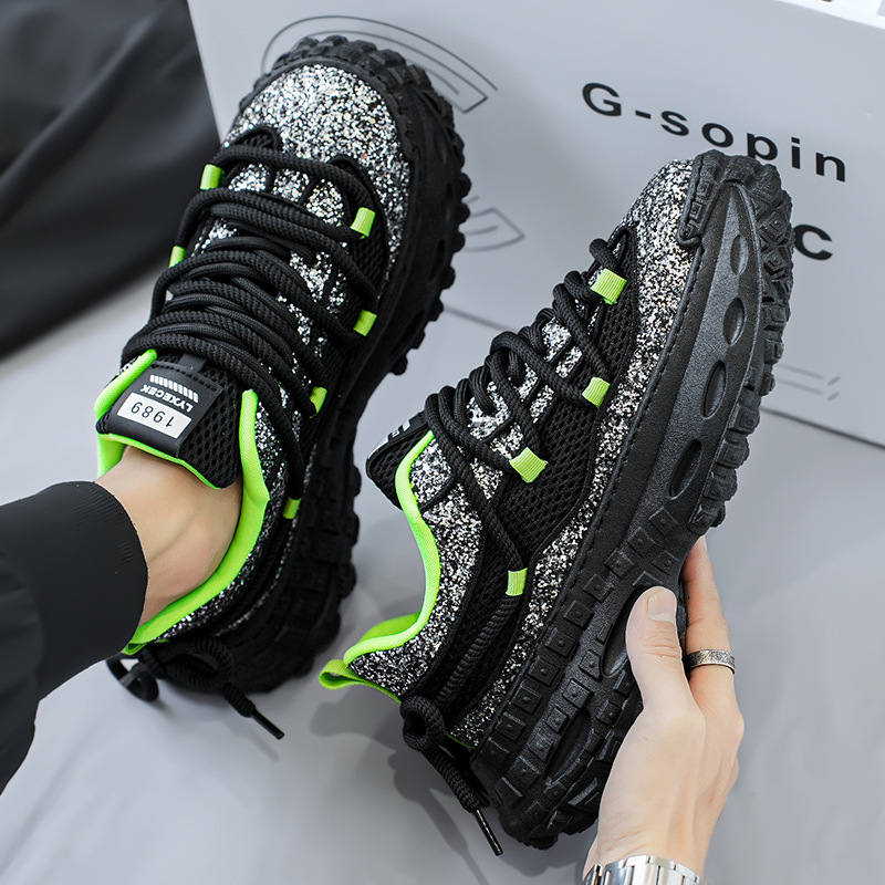 Breathable Men's Running Shoes: Stylish Sneakers for Casual Wear - Free Shipping