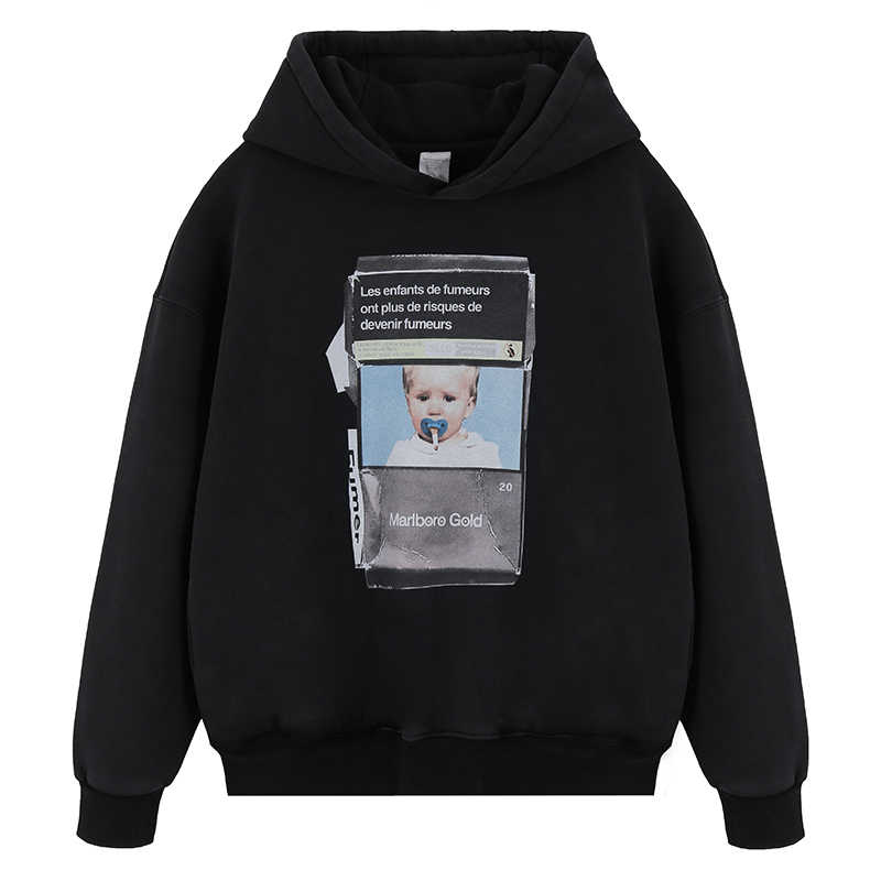 2025ss Washed Hoodies Men Women Best Quality Oversized Hooded Pullover - view 9