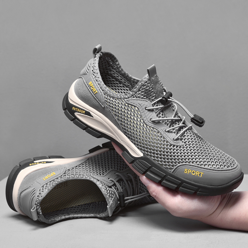 Mountaineering Mesh Men's Exclusive NEW hot River Tracing Shoes, Casual Large Outdoor Breathable Mesh, Fashionable Sports
