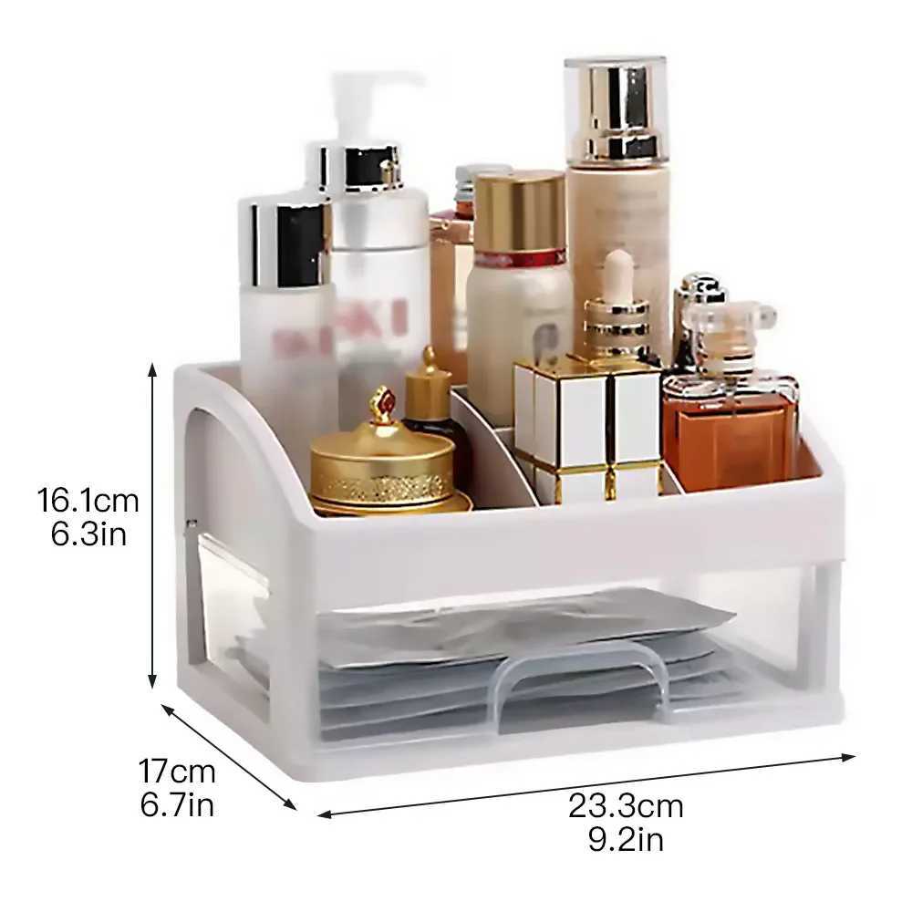Make Up Case Jewelry Container Box Makeup Organizer Drawers Plastic Cosmetic Storage Box Makeup Brush Holder Organizers Y240906