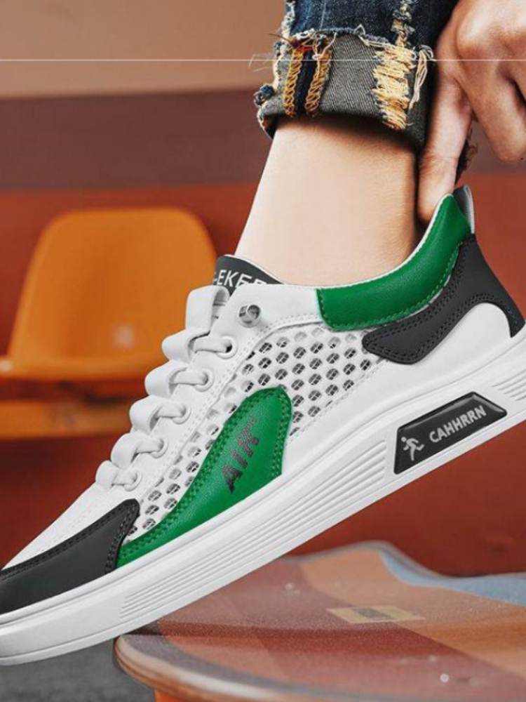 Vintage Sneakers: Men's Casual Tennis Sports Shoes for Breathable Running 4