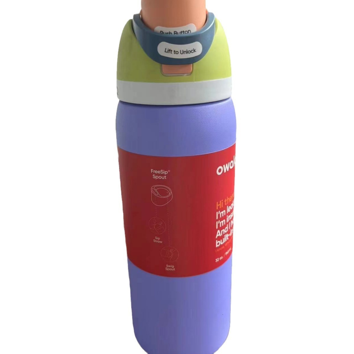 OWALA outdoor stainless steel tumblers casual water bottle drinking tumbler camping cup vacuum insulated travel mugs19oz 24oz 32oz dh910320090