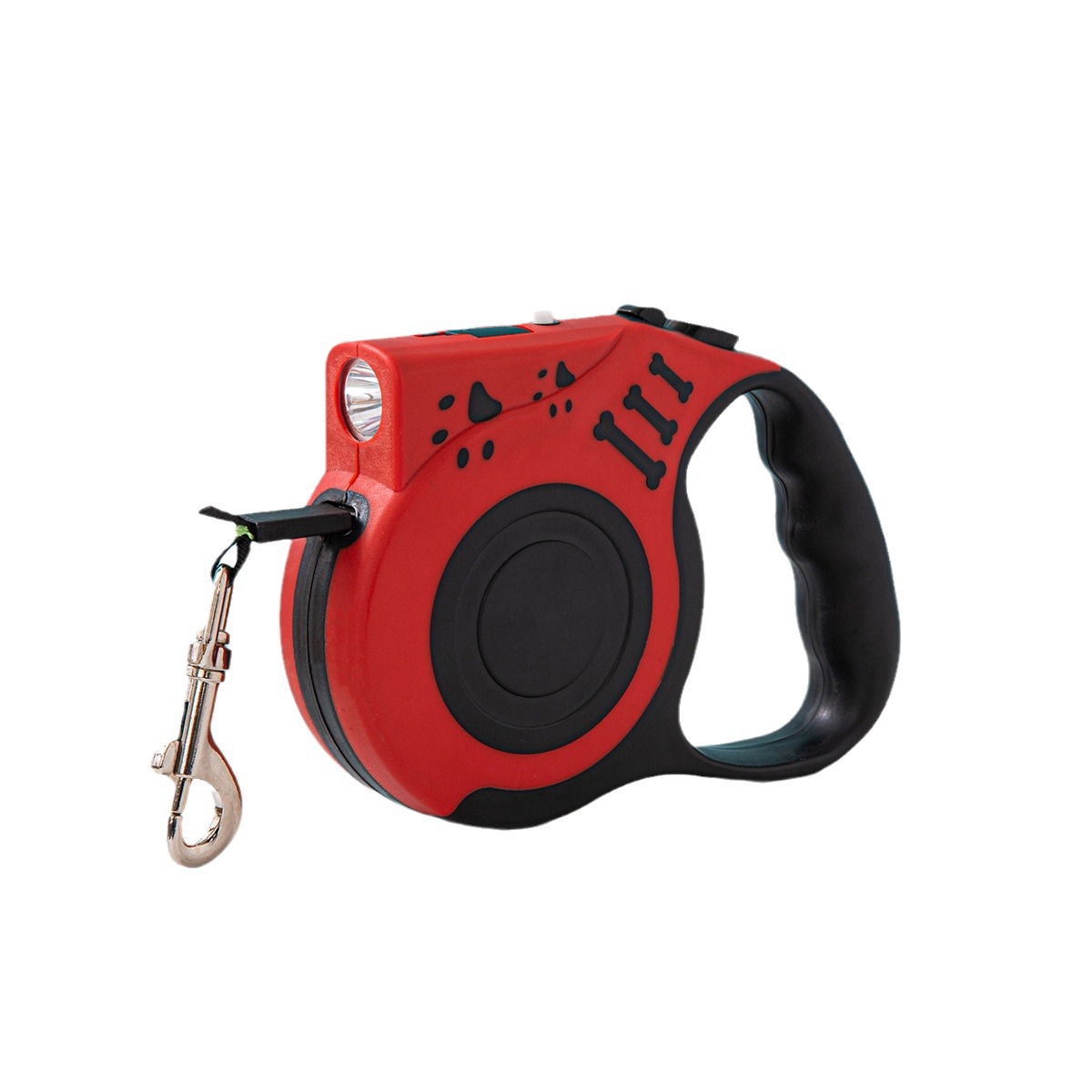Halloween Pet supplies Pet Traction Device USB with LED Light Automatic Telescopic Traction Rope 5-meter Bone Dog Walking Rope Devic