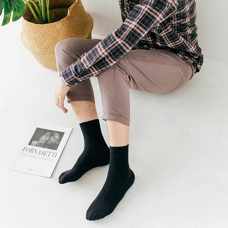 5/10 Pairs Men Women Cotton Socks Pure Color Thin Summer Soft Breathable White Black Business Summer Casual Men socks Large SizeXJ240904