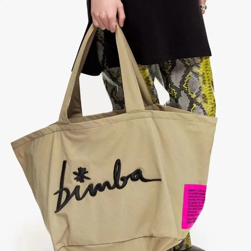 Ladies handbag bag beer capacity shopping bag waterproof shoulder bag fashionable nylon bag 240903