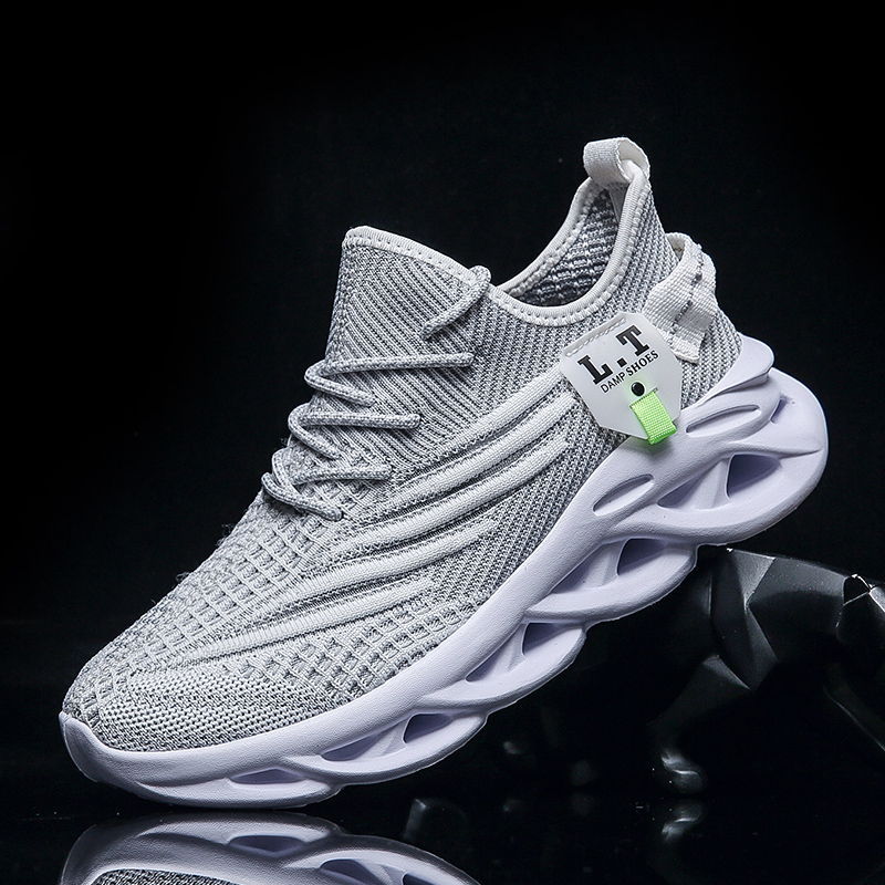 Ultralight Blade Running Shoes For Men Anti-Slip Outdoor Jogging Trendy Sneakers Summer Breathable Air Mesh Male Footwear
