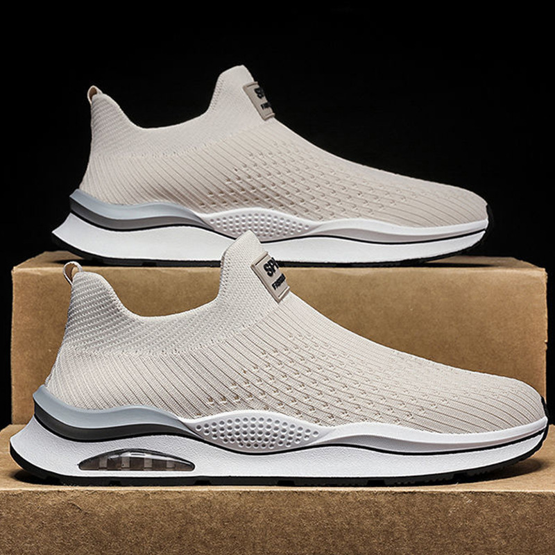 Man New Fashion Sneakers Breathable Trend Style 2024 Spring Summer Men's Sneaker Mesh Fabric Slip on Male Sneakers Mens Shoes