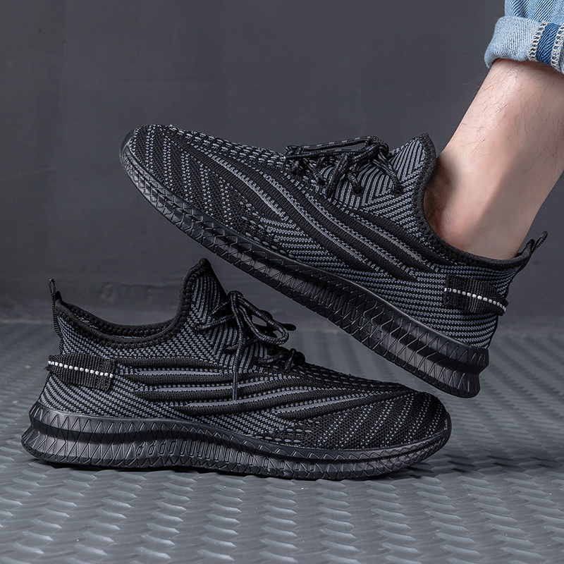 2024 New Trend Men's Sneakers Casual Shoes Light Sneaker Outdoor Breathable Mesh Fashion Black Tenis Masculino Zapatillas Hombr