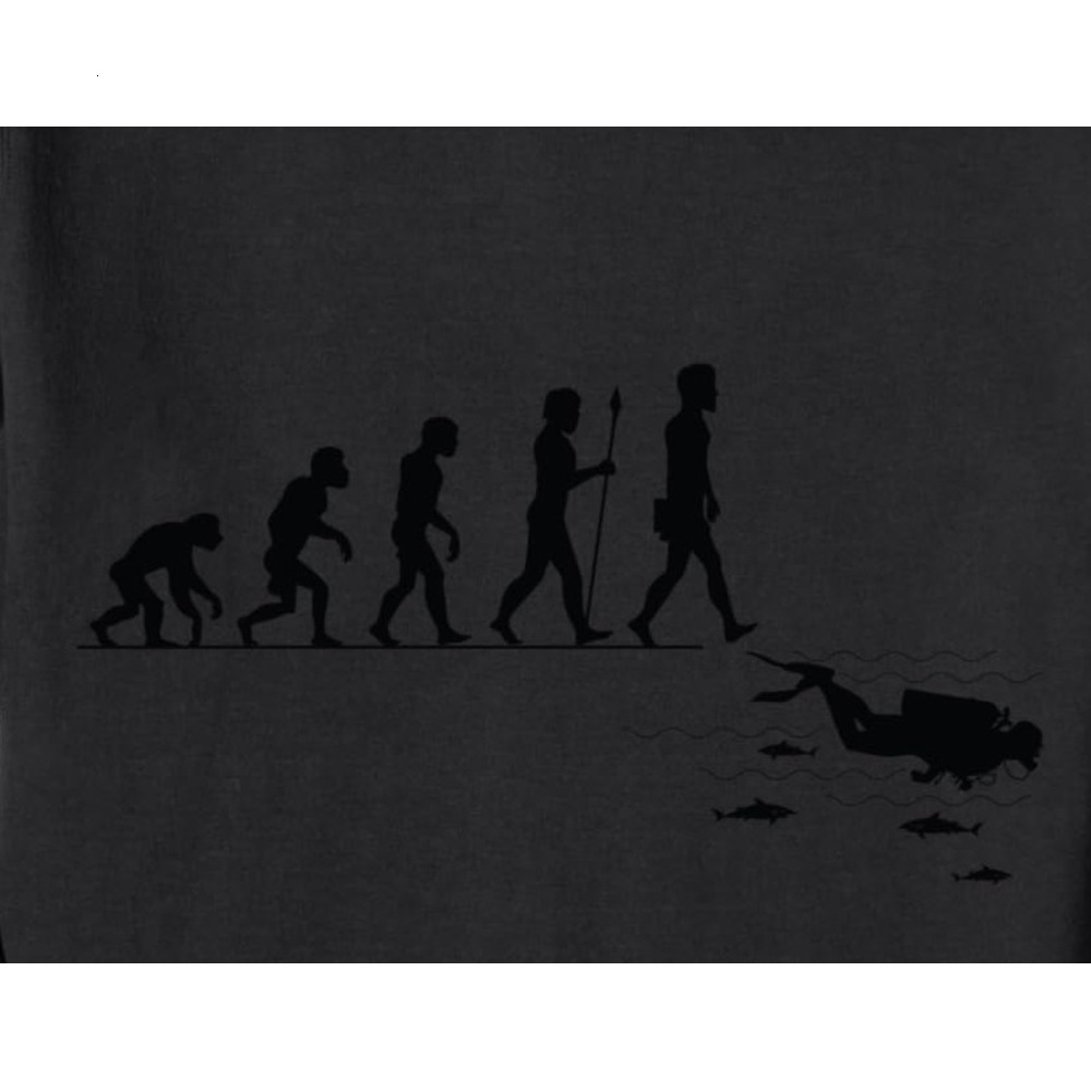 Long Sleeve Shirts for Men sweatshirt Funny Diving Evolution Aquatic Birthday Gift Sweatshirt Tee Streetwear Casual tops clothes