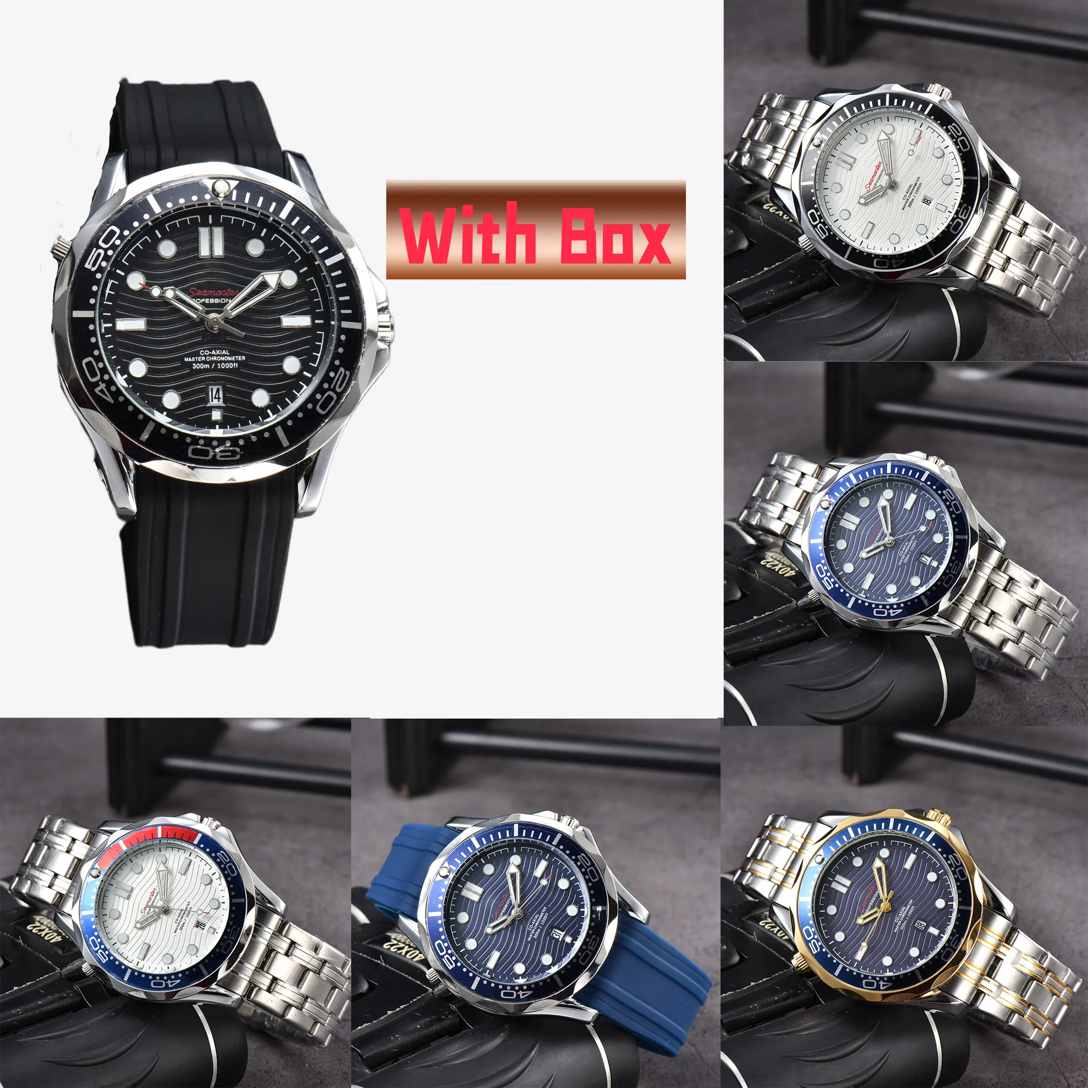 Omeg Wrist Watches for Men New Mens Watches All Dial Work Quartz Watch High Quality Top Luxury Brand Chronograph Rubber Watch Band Men Fashion Omegas -om5
