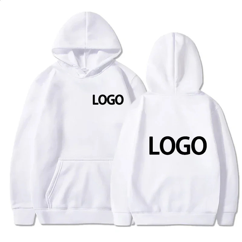 Mens and womens custom printed hoodies loose casual hoodies long sleeved sweaters personalized street sweaters 240905