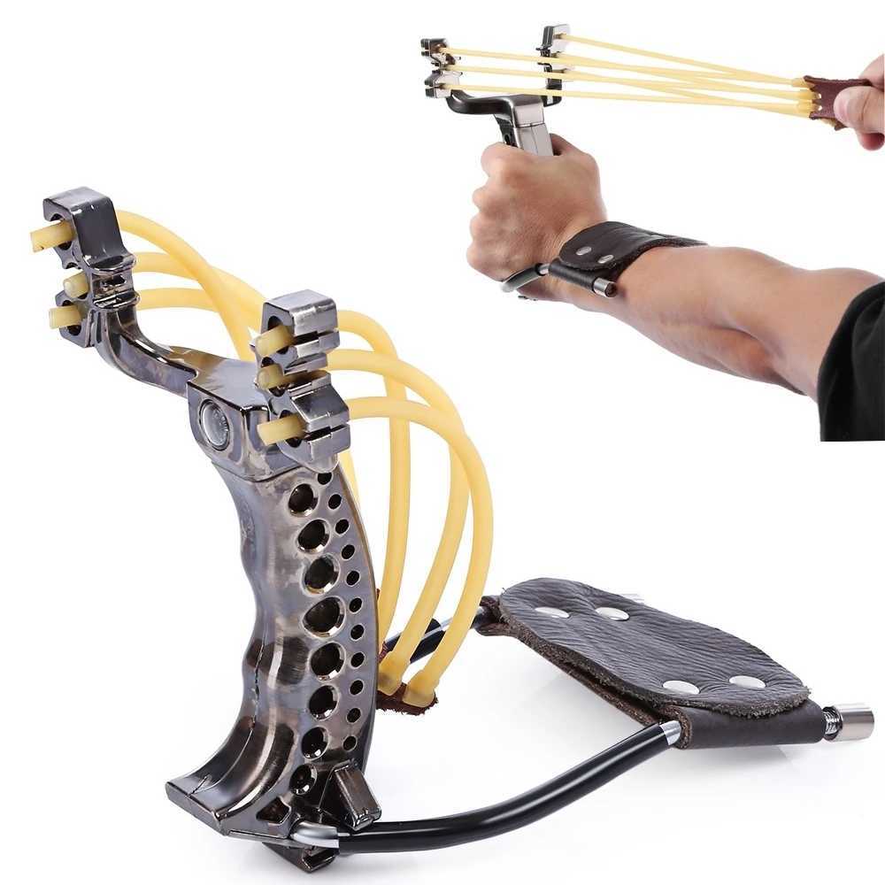 New outdoor powerful slingshot folding wrist adult slingshot hunting slingshot W240905