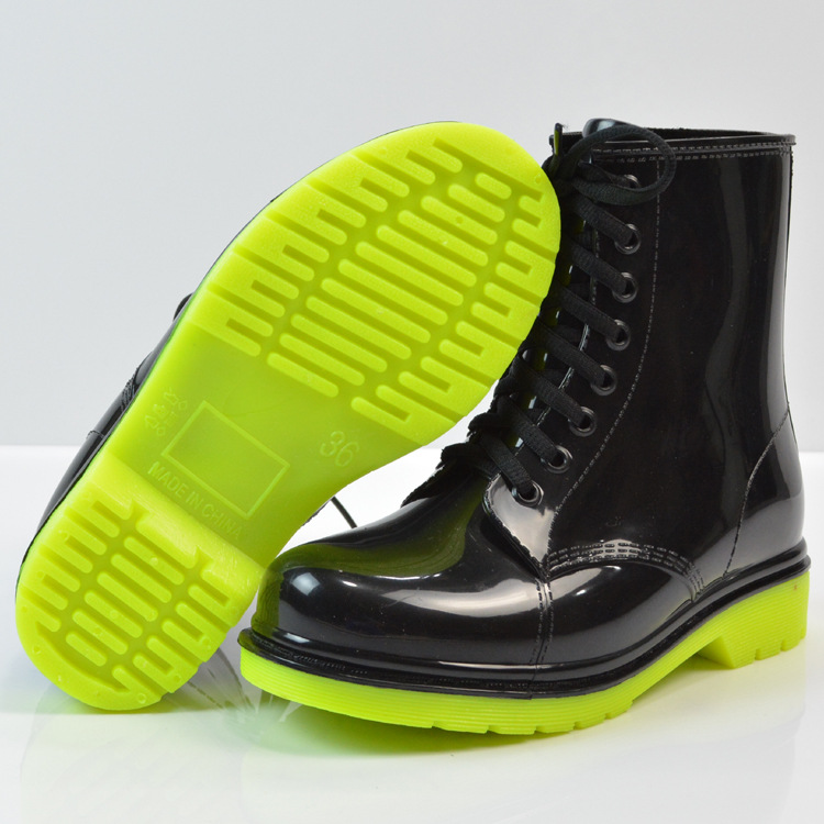 Rain New Warm Fashion Platform Slip On Waterproof Motorcycle Ankle Boots Flat With Woman Shoes 763 27b6