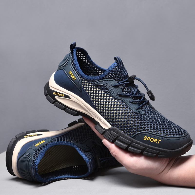 Mountaineering Mesh Men's Exclusive NEW hot River Tracing Shoes, Casual Large Outdoor Breathable Mesh, Fashionable Sports