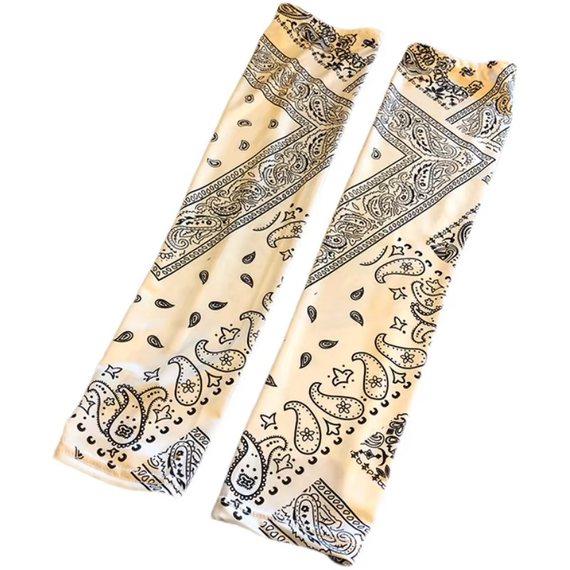 Sun gloves ice sleeve summer ice silk sunscreen sleeve female anti-ultraviolet men and women outdoor sports protection Arm
