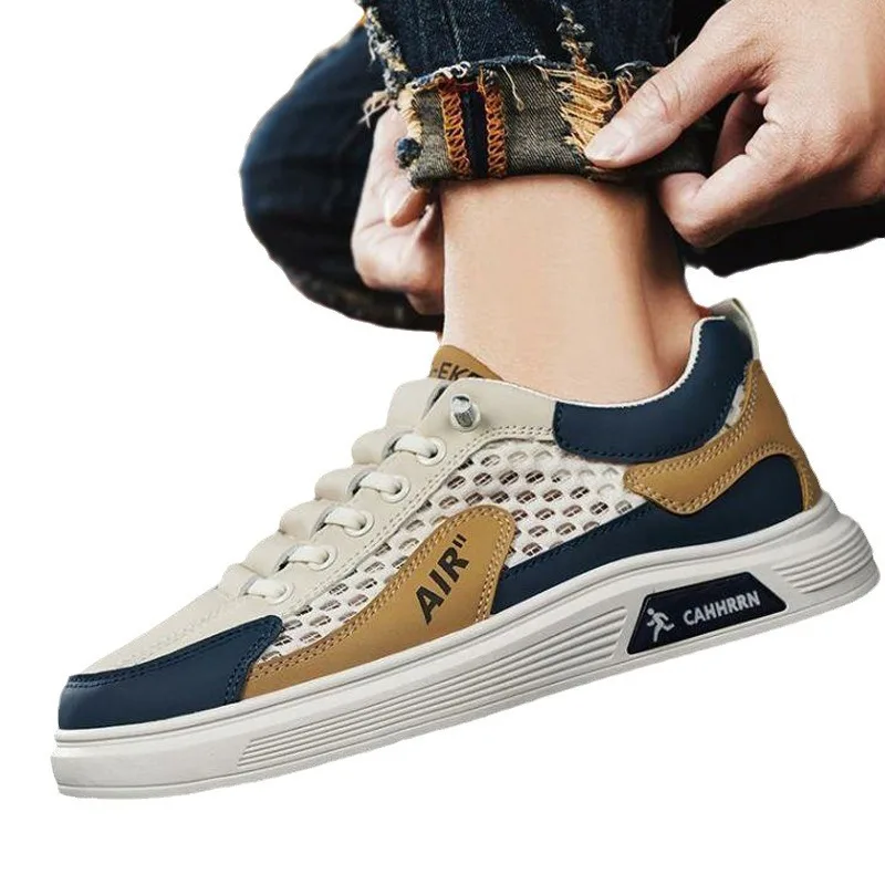 Vintage Sneakers: Men's Casual Tennis Sports Shoes for Breathable Running 4