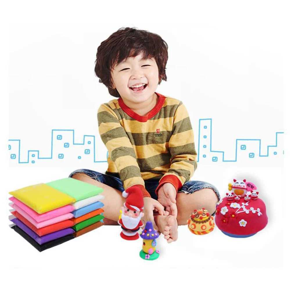 36 color plastic model childrens toy Playdough polymer clay air dry crystal colored mud CL240905