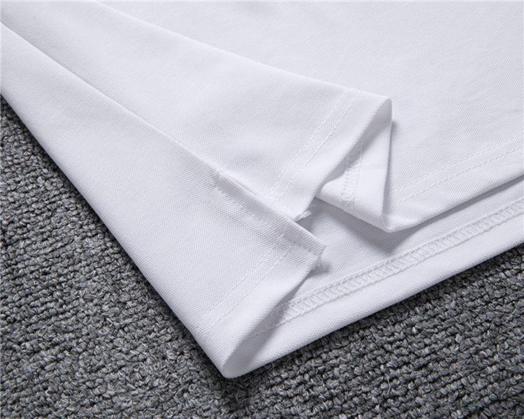 Luxury Shirts Men Classic Solid Color Polo Shirt Premium Cotton Business Top