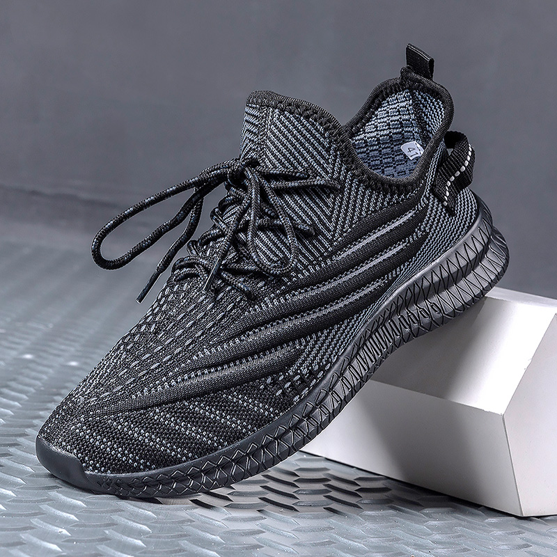2024 New Trend Men's Sneakers Casual Shoes Light Sneaker Outdoor Breathable Mesh Fashion Black Tenis Masculino Zapatillas Hombr