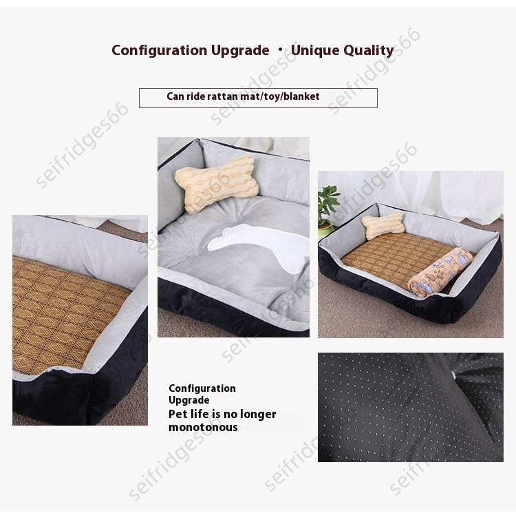 Dog bed cat bed dog mat golden retriever teddy warm four seasons bed mat