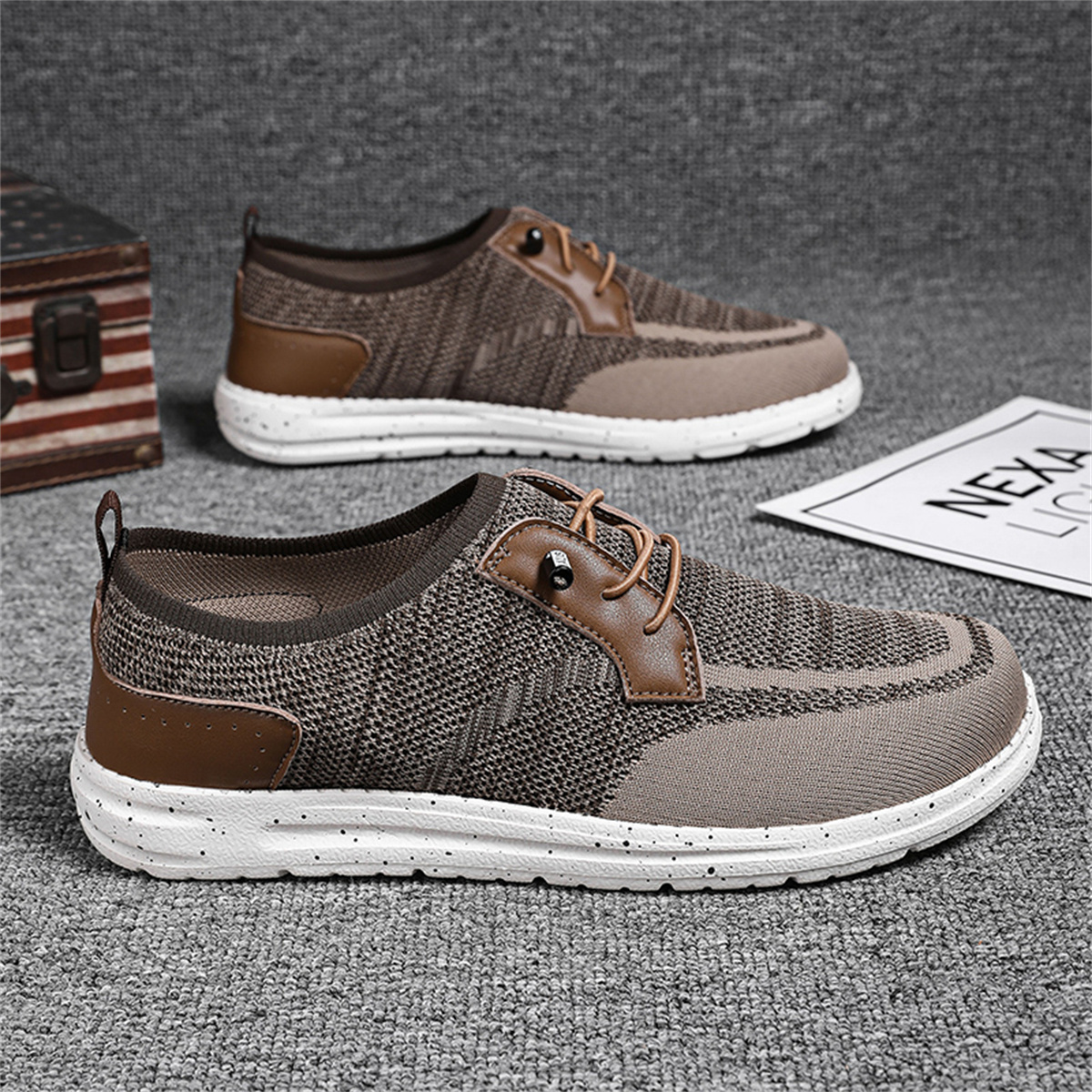 2024 Soothing Breathable Canvas Shoes Men Loafers Slip On Summer Sneakers Comfortable Casual Men Shoes Lightweight Men Driving