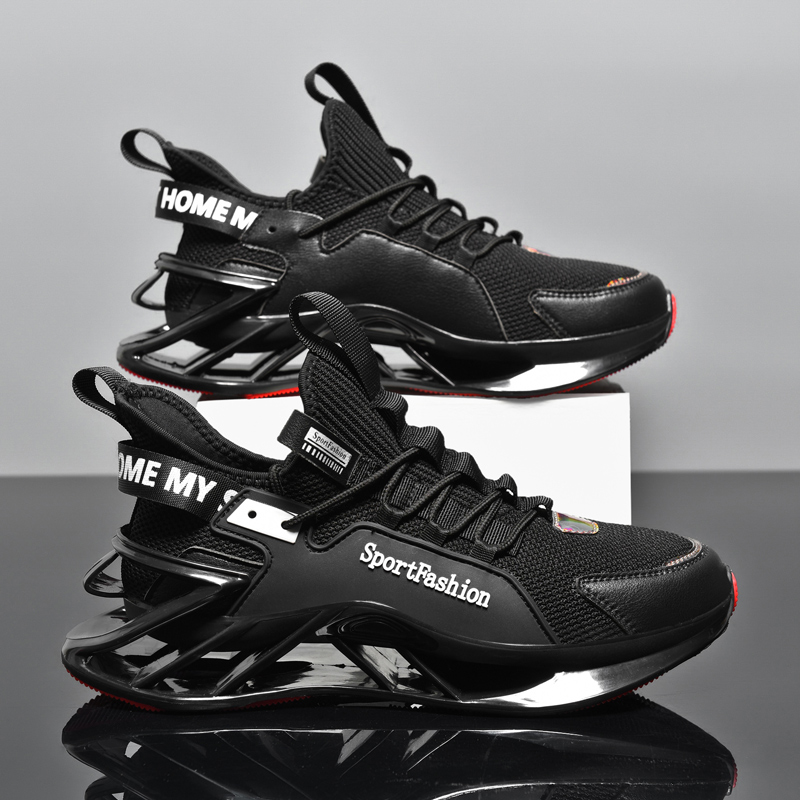 Men's Shoes, Sports Shoes, Men's New Breathable Men's Ultra-Light Shock-Absorbing Running Shoes, Men's Basketball Shoes, Mesh Casu