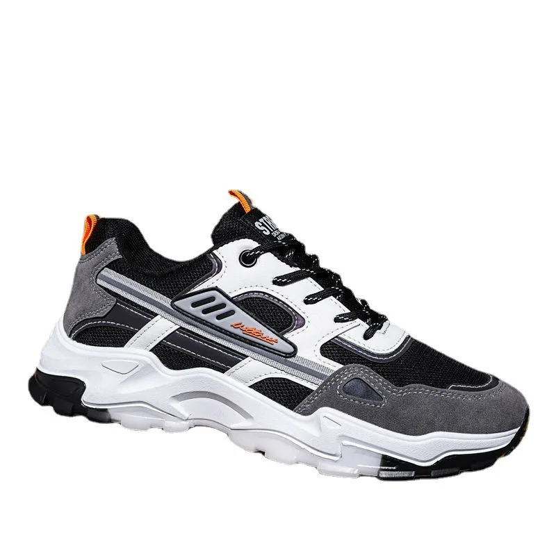 Men's Breathable Mesh Running Sneakers Running Shoes Outdoor Anti-skid Sports Running Shoes Men Fashion Sports Shoes 2024