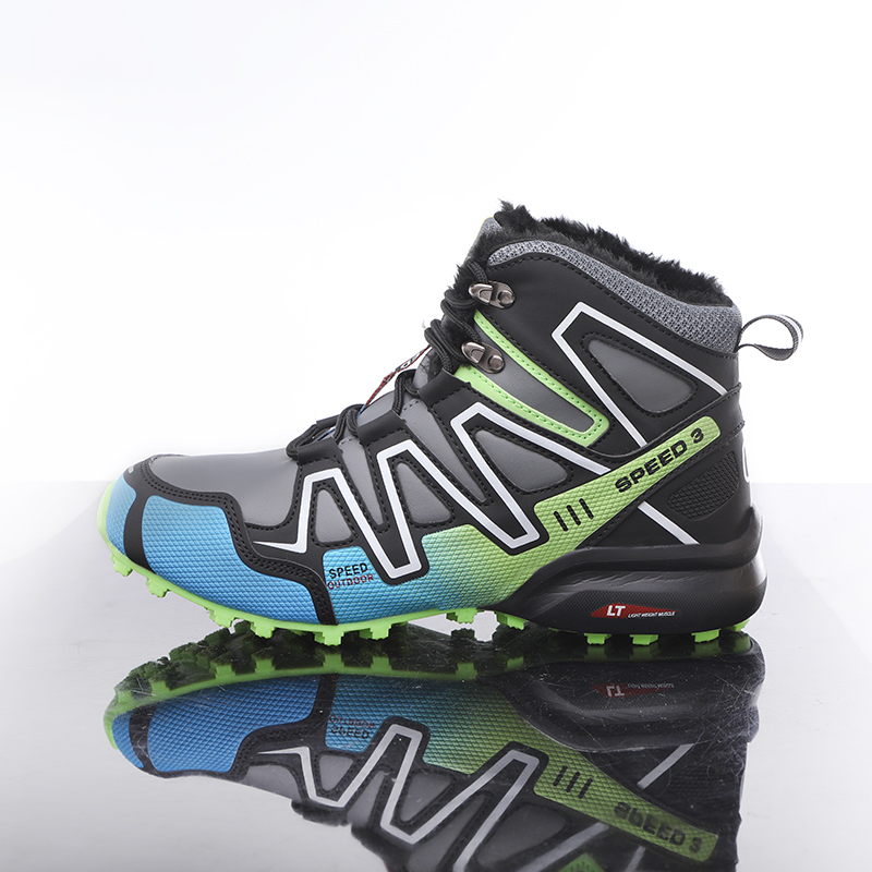 Fashion Warm Hiking Shoes Men Winter Snow Men Shoes Tactical Boots Climbing Mountain Sneakers Combat Boots 2023