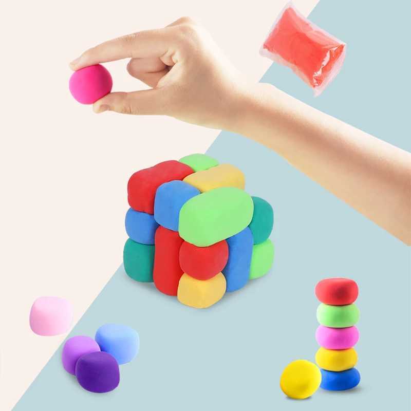 36 color air dry ultra light magic modeling clay and plastic tools DIY play dough set childrens birthday gift toys Free shipping