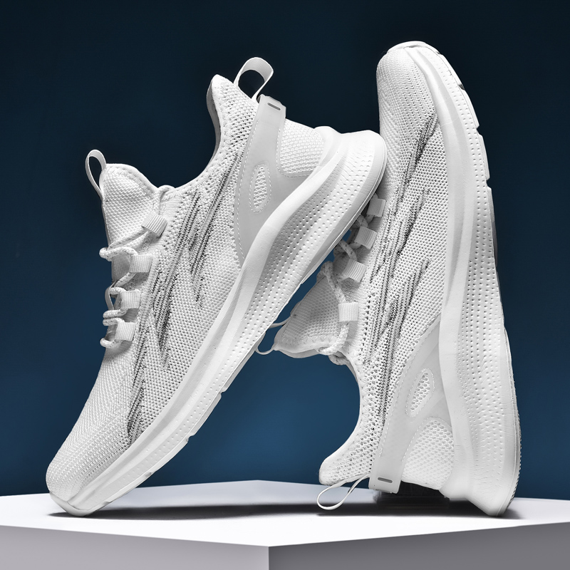 NEW Men's Spring and Autumn New Single-net Sports Ultra-light Running Fiess Training Hot Selg Light Tennis Shoes for Men