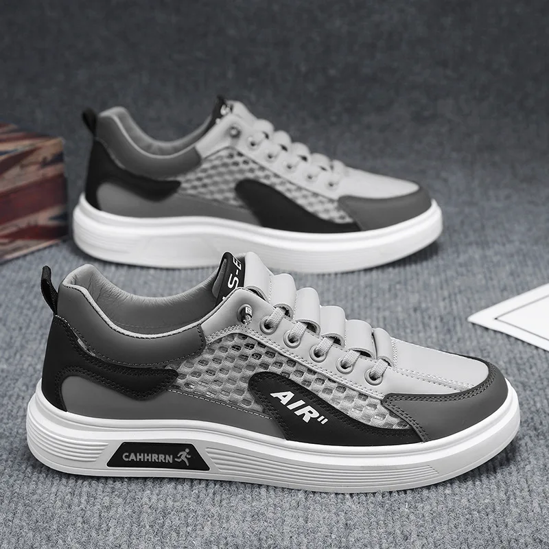 Vintage Sneakers: Men's Casual Tennis Sports Shoes for Breathable Running 4