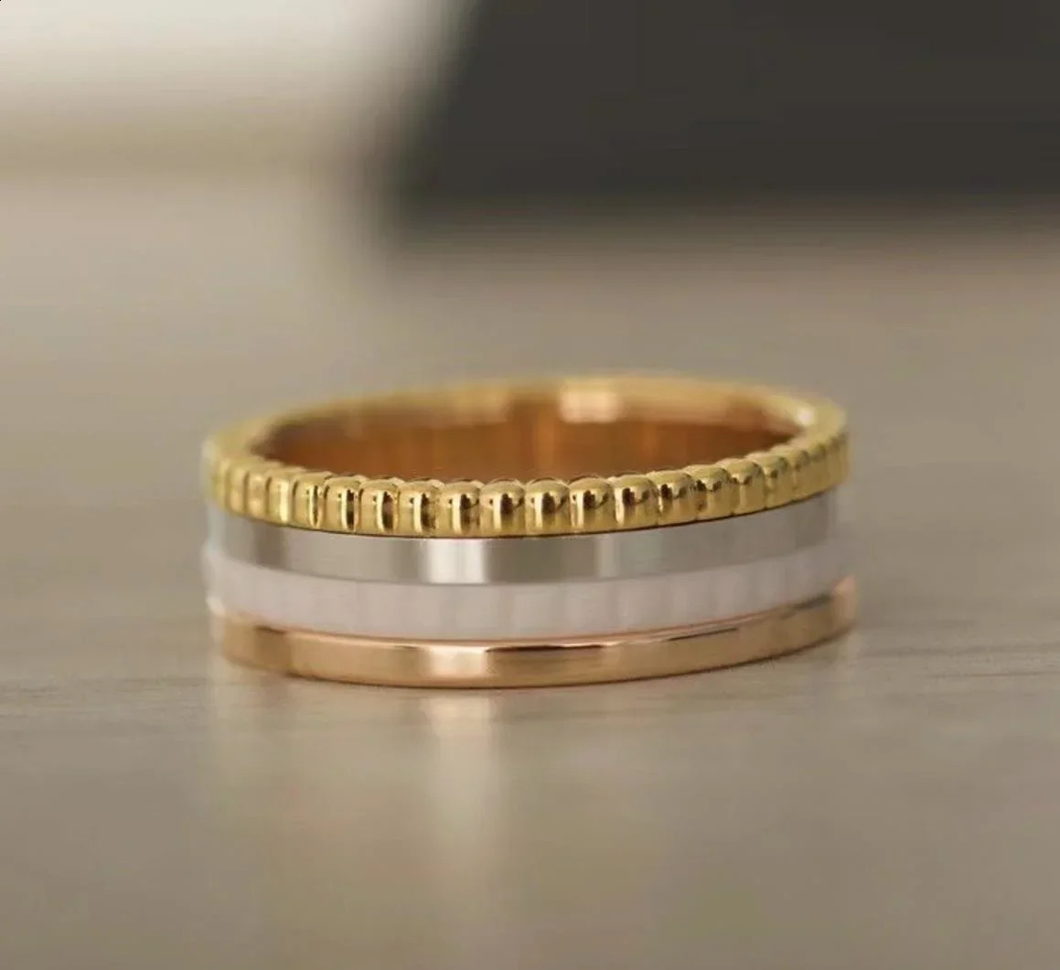 retro ring anniversary gift European jewelry ring couple ceramic geometric n engagement ring 240905