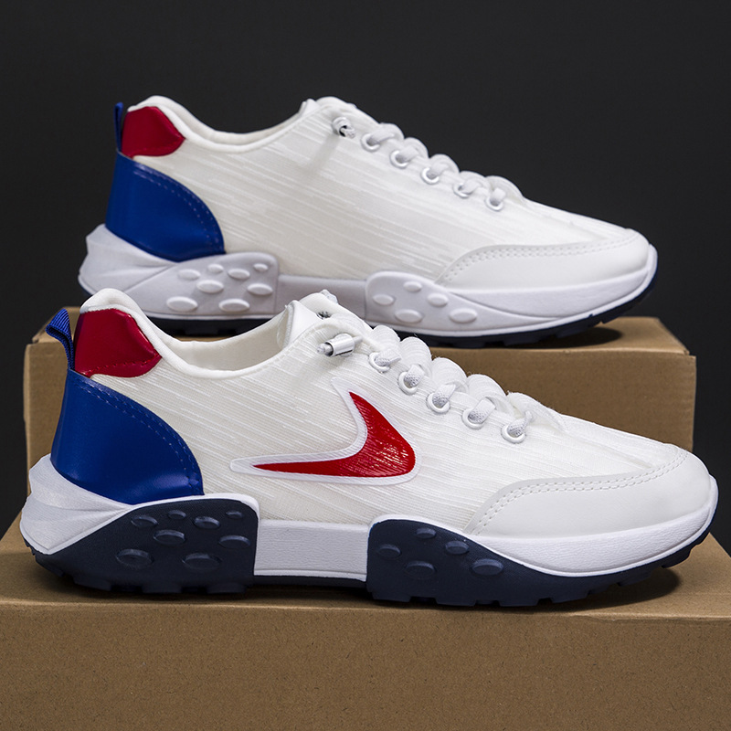 Men's Summer Casual Platform Sneakers New Fashion Mesh Breathable Men Casual Chunky Shoes Running Shoes Male Tennis Footwears