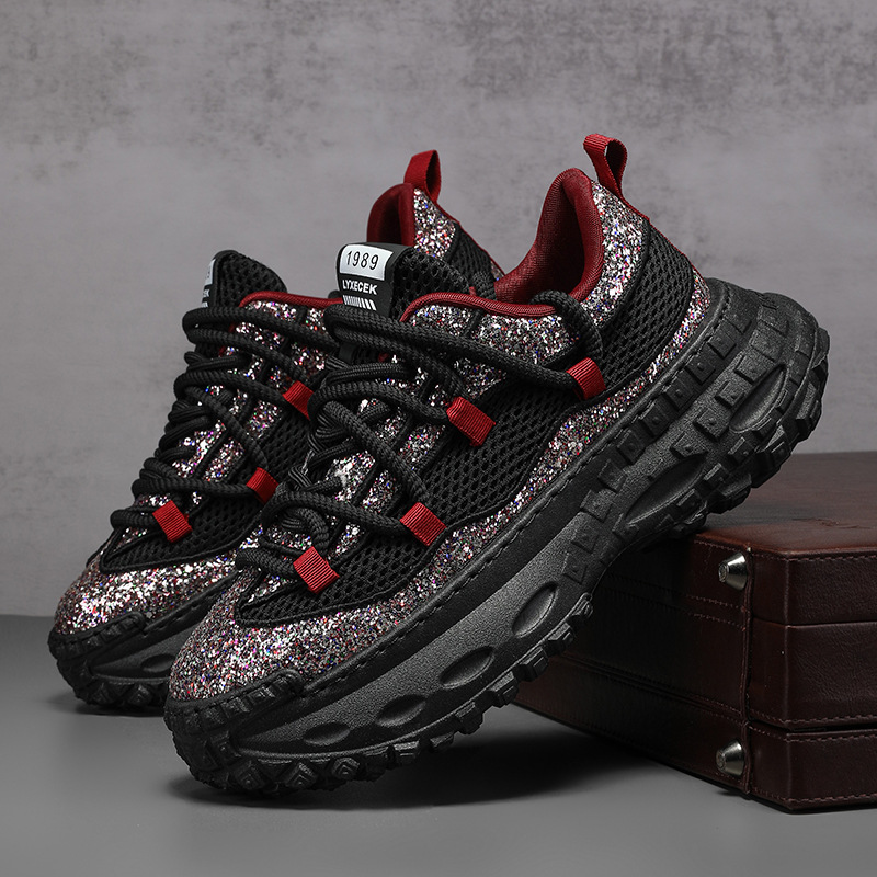 Breathable Men's Running Shoes: Stylish Sneakers for Casual Wear - Free Shipping