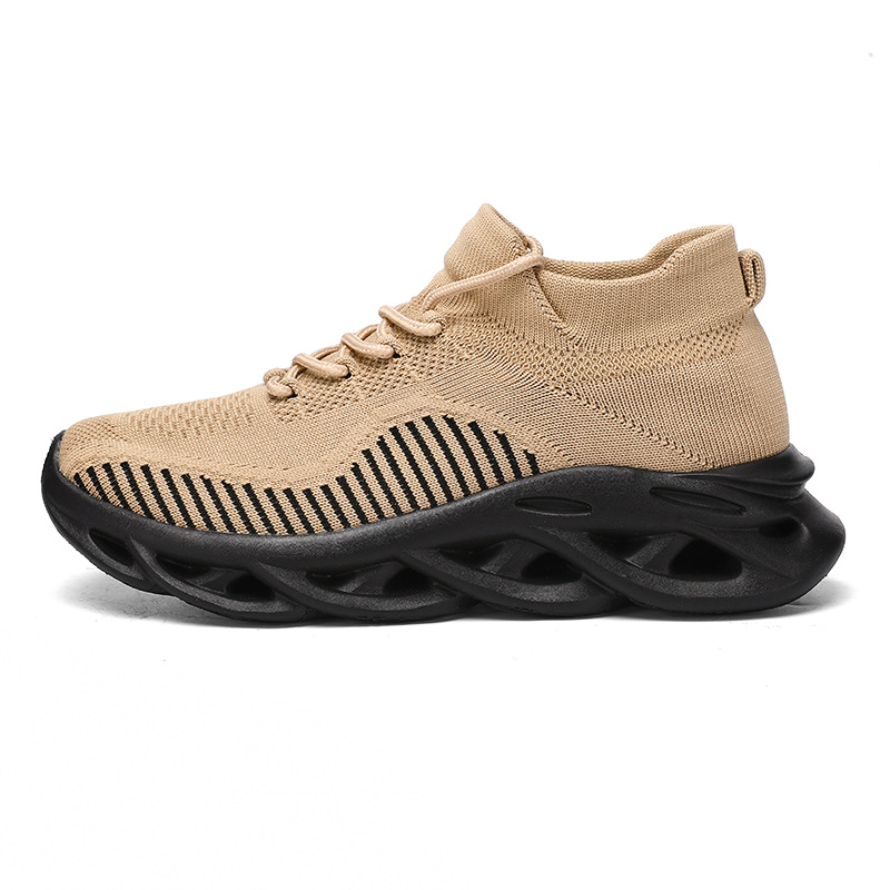 Breathable Blade Running Sneakers: Fly Woven Sports Shoes for Men in 2024 3589