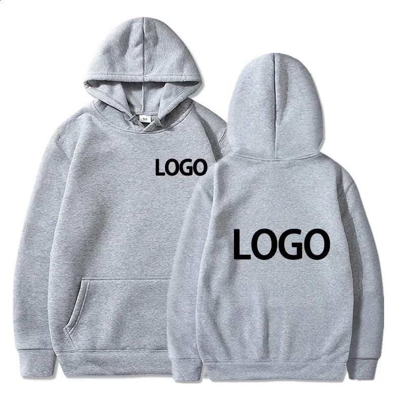 Mens and womens custom printed hoodies loose casual hoodies long sleeved sweaters personalized street sweaters 240905