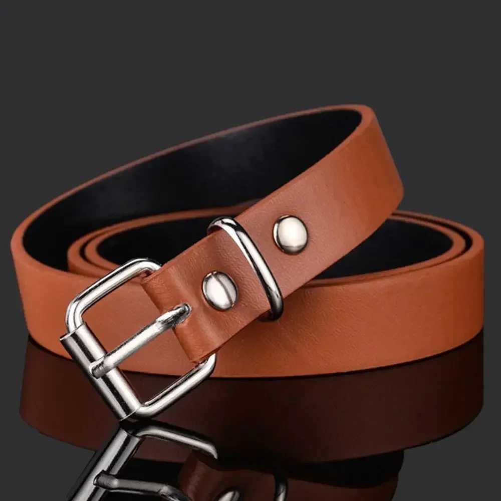 Childrens PU belts boys girls childrens belts waist belts jeans pants mens clothing adjustable belts W240905