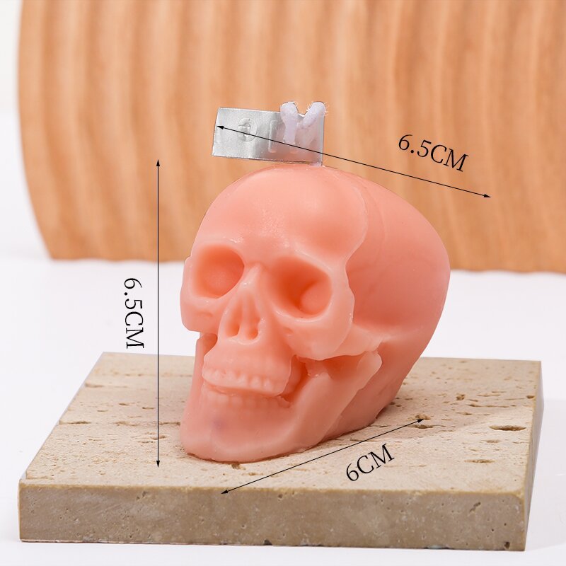Scented Candle Skeleton Halloween Soy Wax Aroma Candle Home Decorations Small Ornaments Aromatherapy