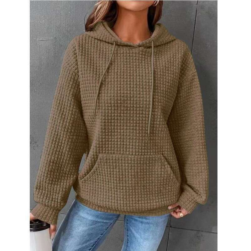 2024 Autumn and Winter Women's New Small Style Round Neck Long Sleeve Sweater Solid Color Top for Women