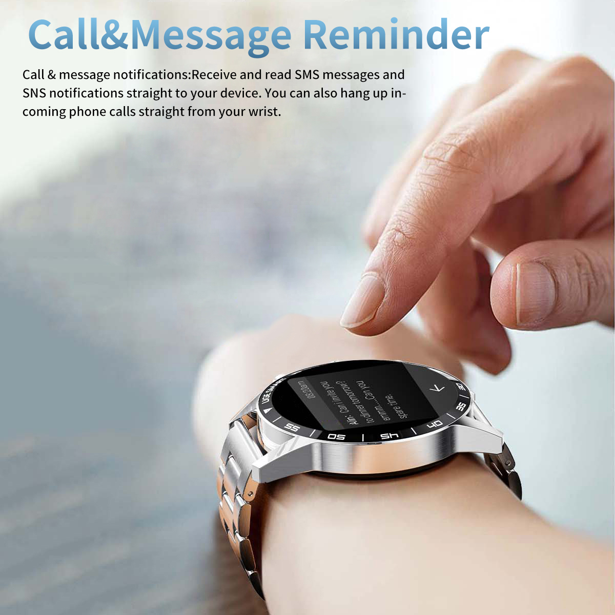 LIGE's new Bluetooth calling smartwatch, waterproof, step counting, multifunctional health monitoring, voice assistant, remote control, camera, w