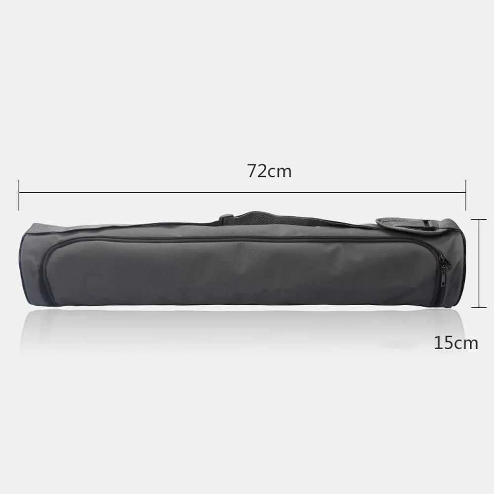 Yixiao Yoga Mat Storage Bag 72 * 15cm Portable Zipper Shoulder Yoga Fitness Bag Outdoor Sports Fitness Yoga Basket Bag W240906
