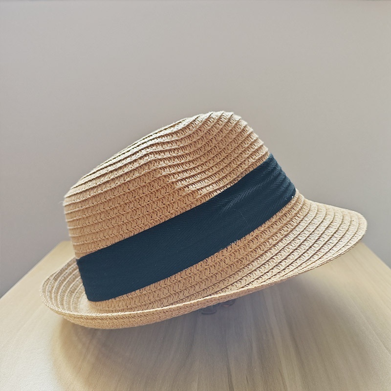 New ethnic style hat, Yunnan tie dye cloth top hat, spring and summer travel sun hat, fashionable and versatile straw hat