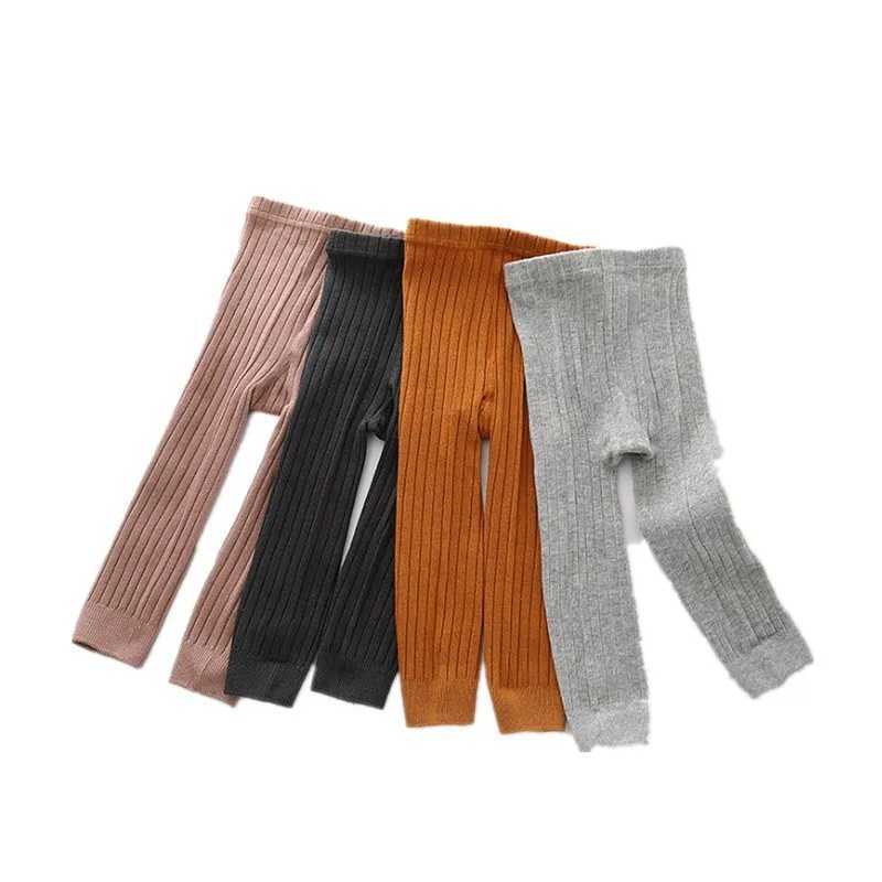 2023 Spring Autumn Baby Pants Newborn Girls Leggings Soild Color Cotton Pants Kids Children Leggings 0-6 Years Y240906