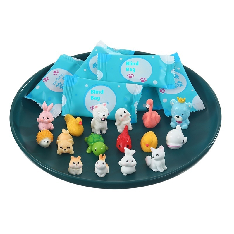 Adorable Miniature 3D Simulation Animal Blind Bags - Puppy and Bunny Designs for Children's Gifts