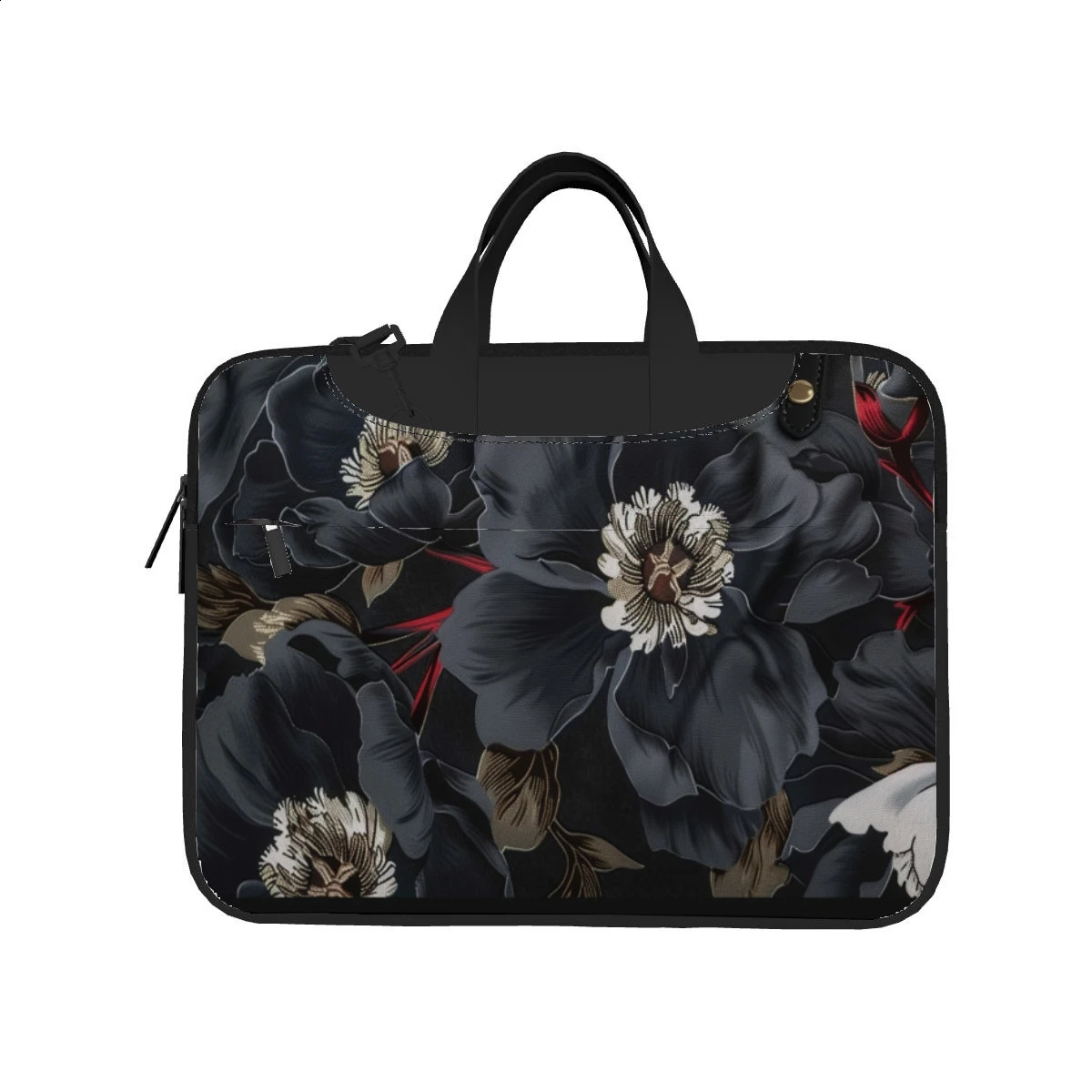 Plant Flowers Leave Laptop Bag Printed Pattern Fashionable Brief Case Ultra Thin Portable 13 14 156 inches 240906